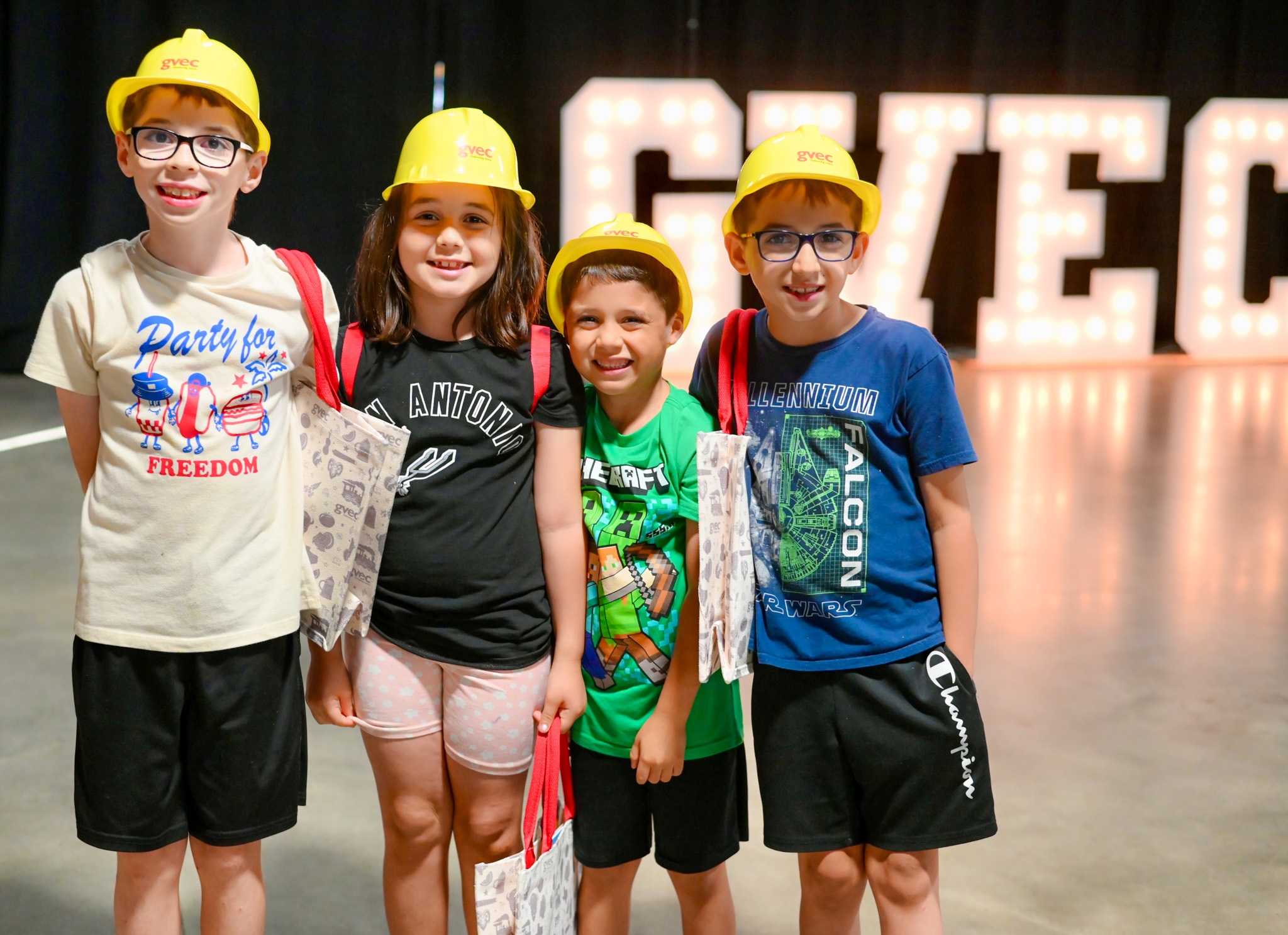 Some of the youngest attendees and possibly future employees of GVEC at the 2026 Annual Meeting